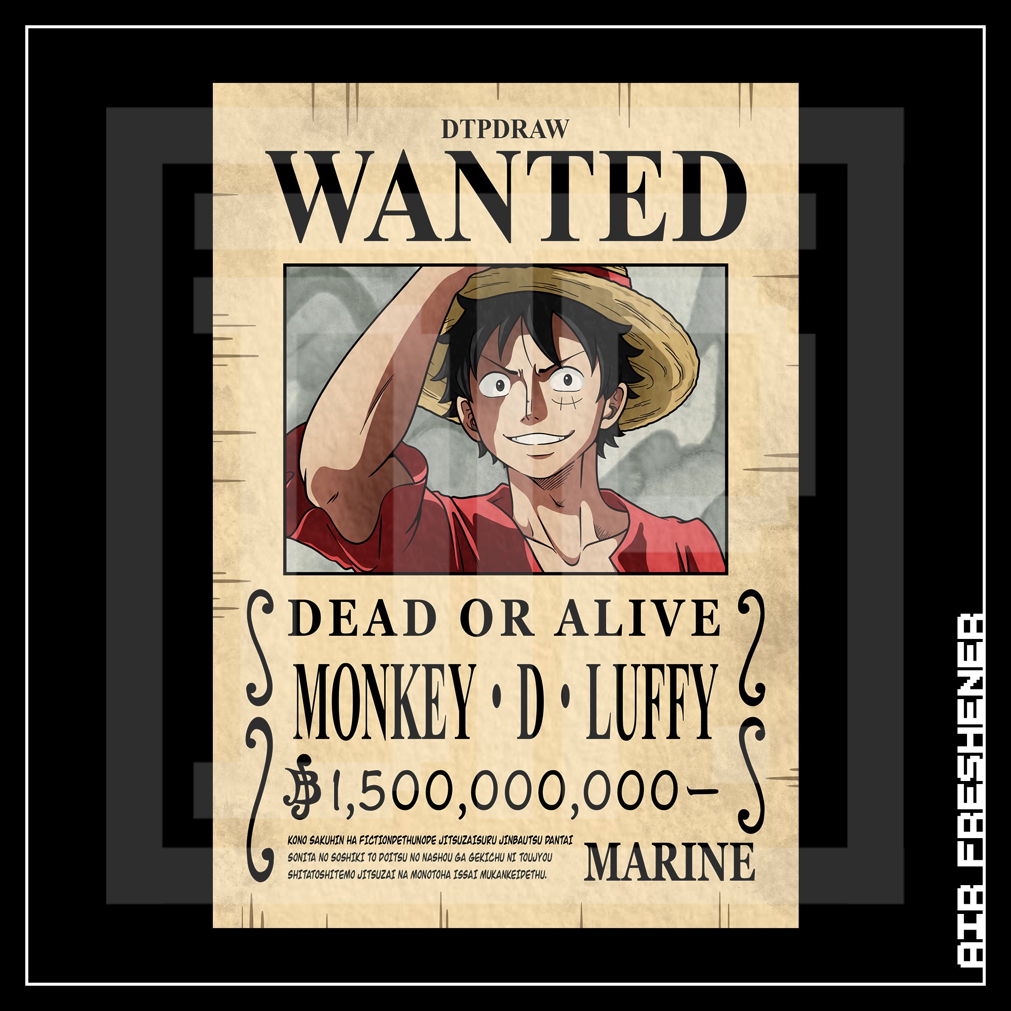 OP [ Luffy ] AIR FRESHENER