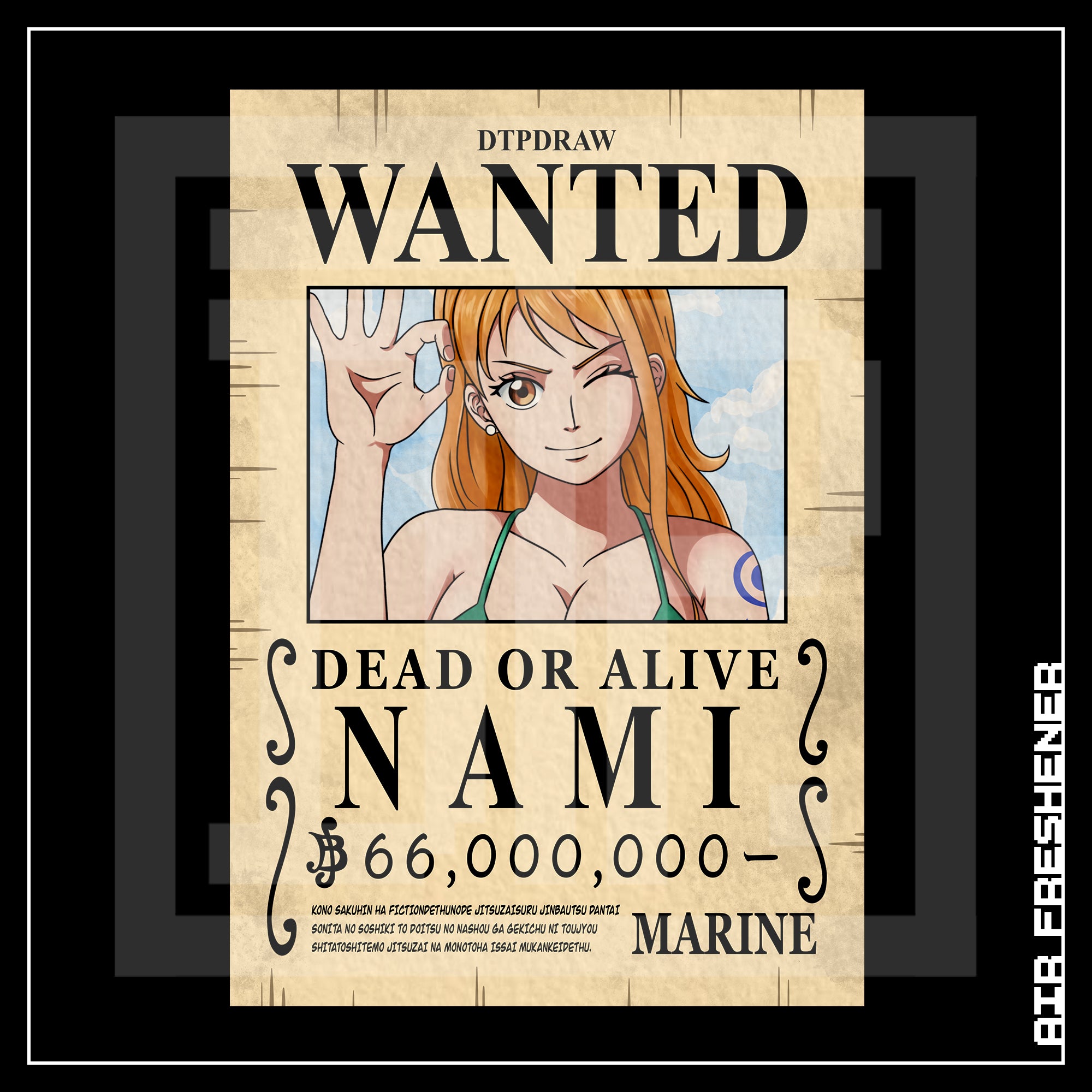OP [ Nami ] AIR FRESHENER