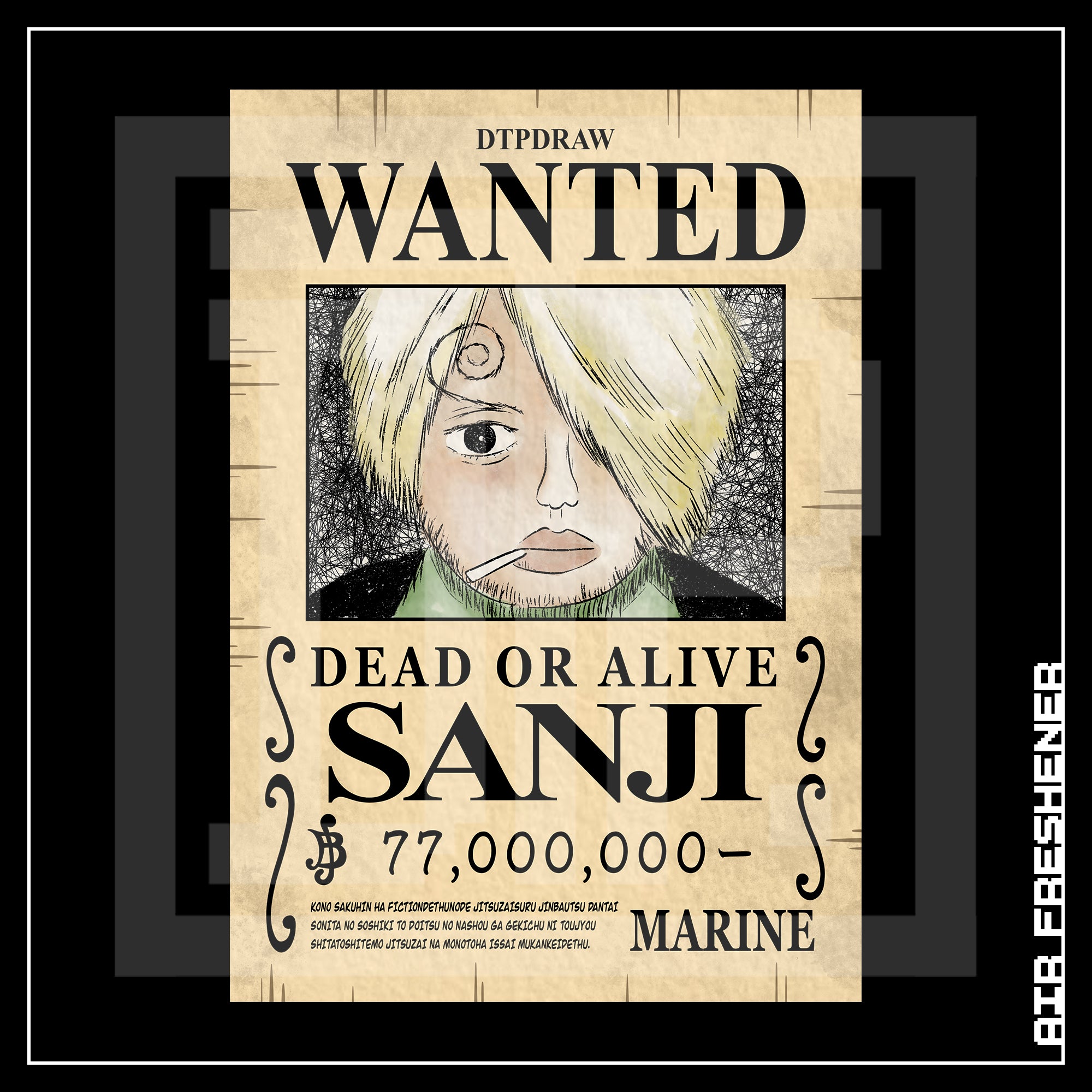 OP [ Sanji ] AIR FRESHENER