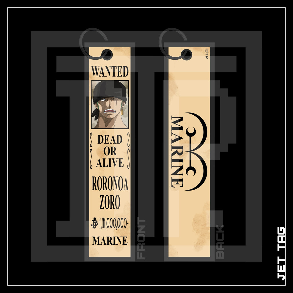 OP [ Wanted Zoro ] JET TAG