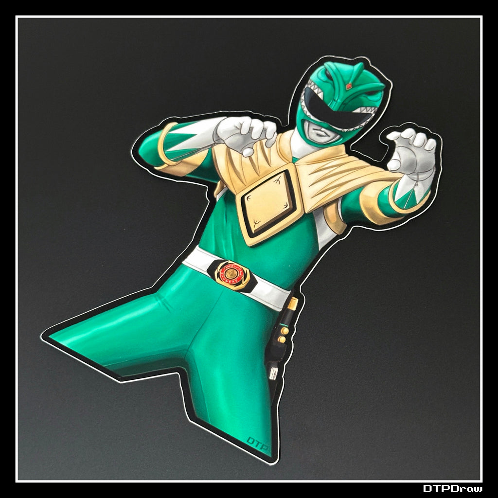 MMPR [ Green Ranger ] STICKER