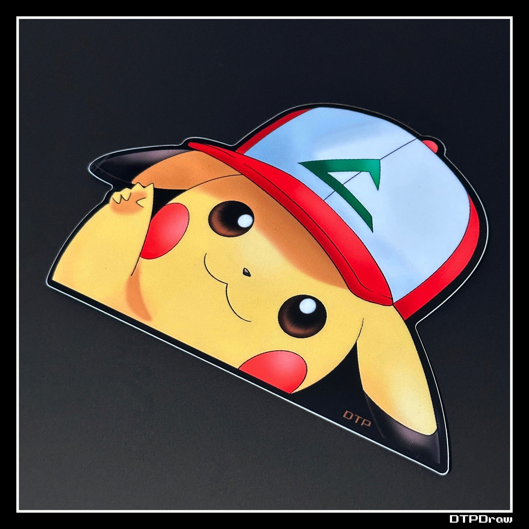 PKMN [ Ash's Pika ] PEEKER STICKER