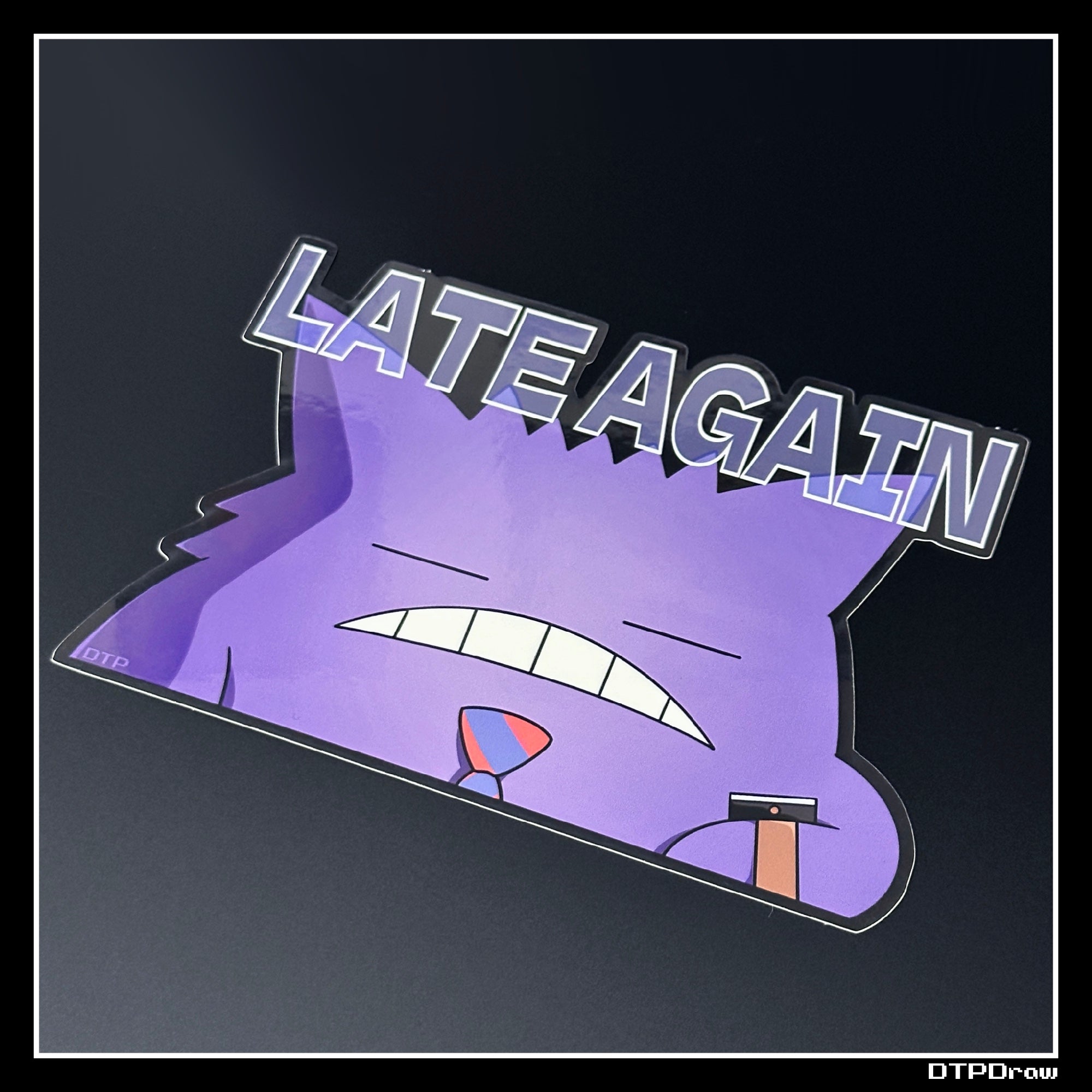 PKMN [ Gengar's Late Again ] PEEKER STICKER
