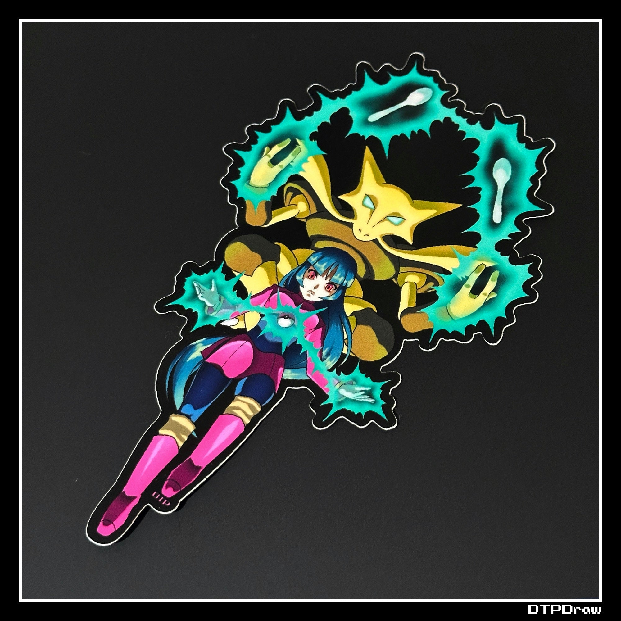 PKMN [ Sabrina & Alakazam ] STICKER