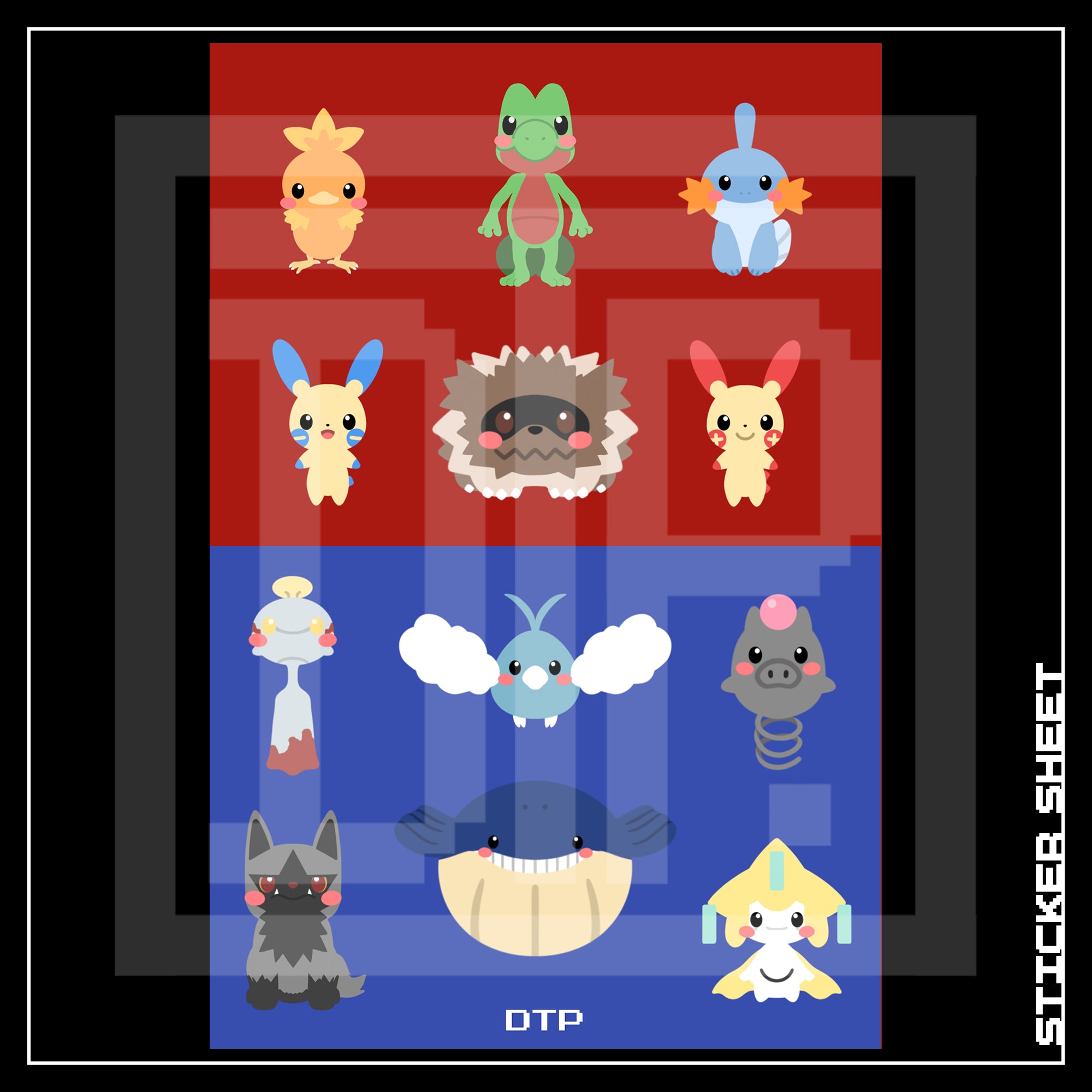 HOENN A6 STICKER SHEET
