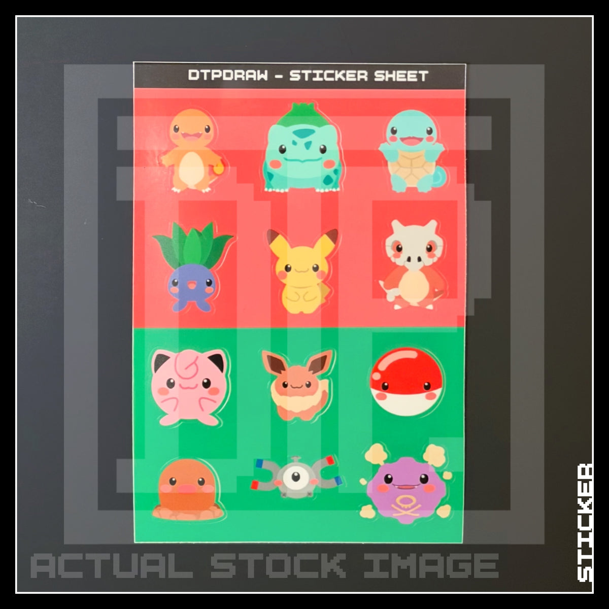 KANTO A6 STICKER SHEET