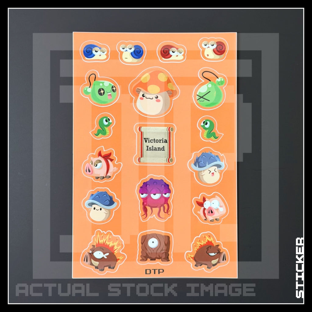 MAPLESTORY A6 STICKER SHEET