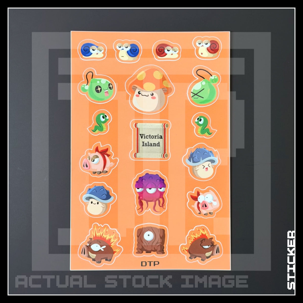 MAPLESTORY A6 STICKER SHEET