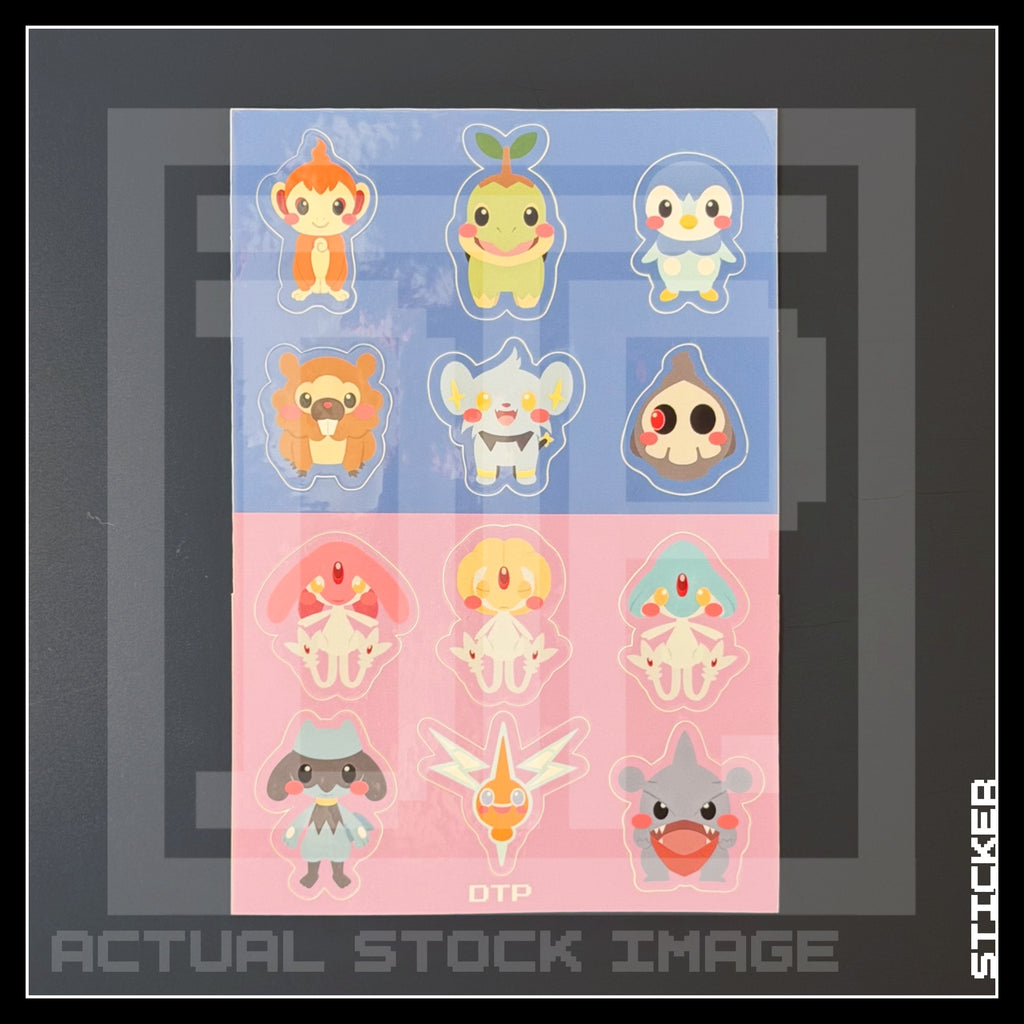 SINNOH A6 STICKER SHEET
