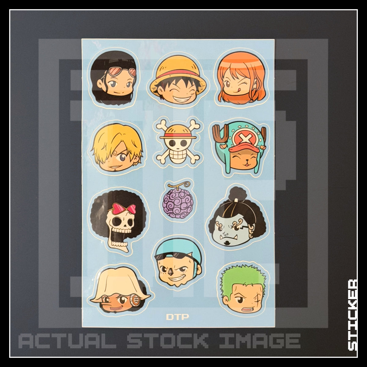 STRAW HATS A6 STICKER SHEET