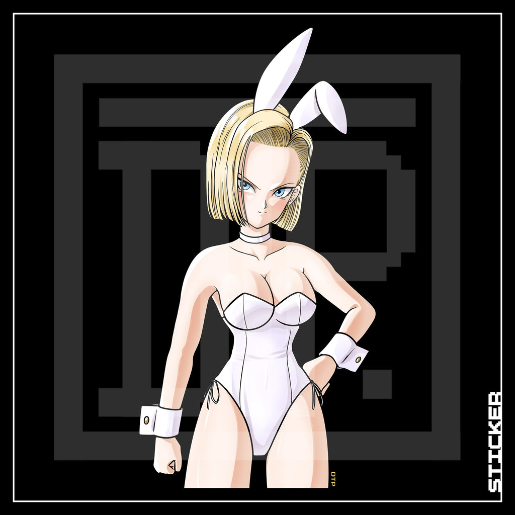 BUNNY GIRL [ Android 18 ] STICKER