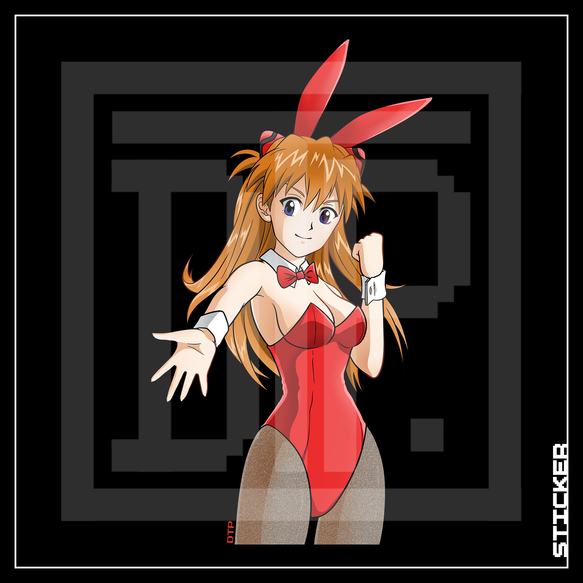 BUNNY GIRL [ Asuka ] STICKER
