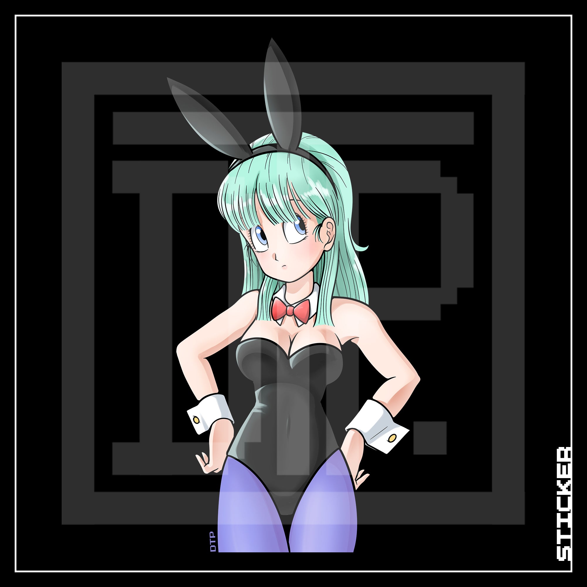 BUNNY GIRL [ Bulma ] STICKER