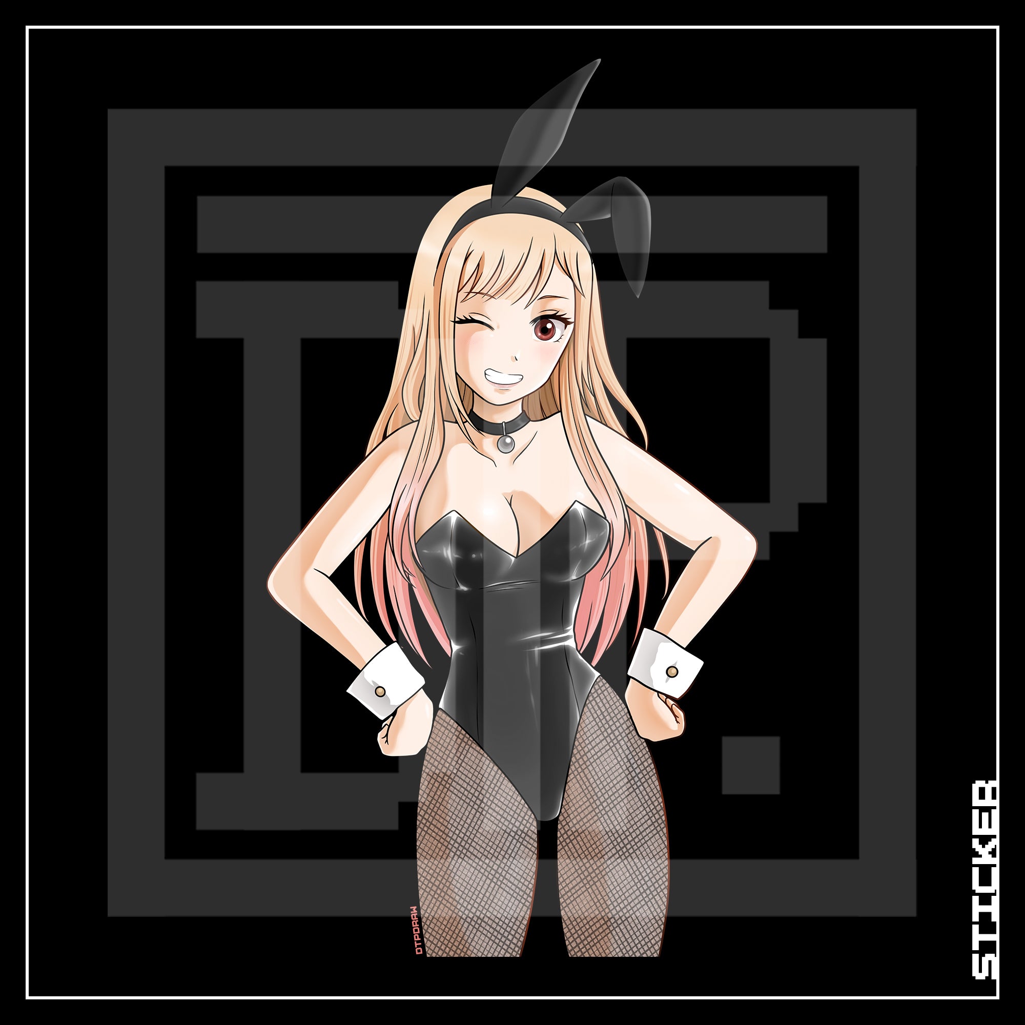 BUNNY GIRL [ Marin ] STICKER