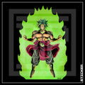 DBZ [ Broly ] STICKER