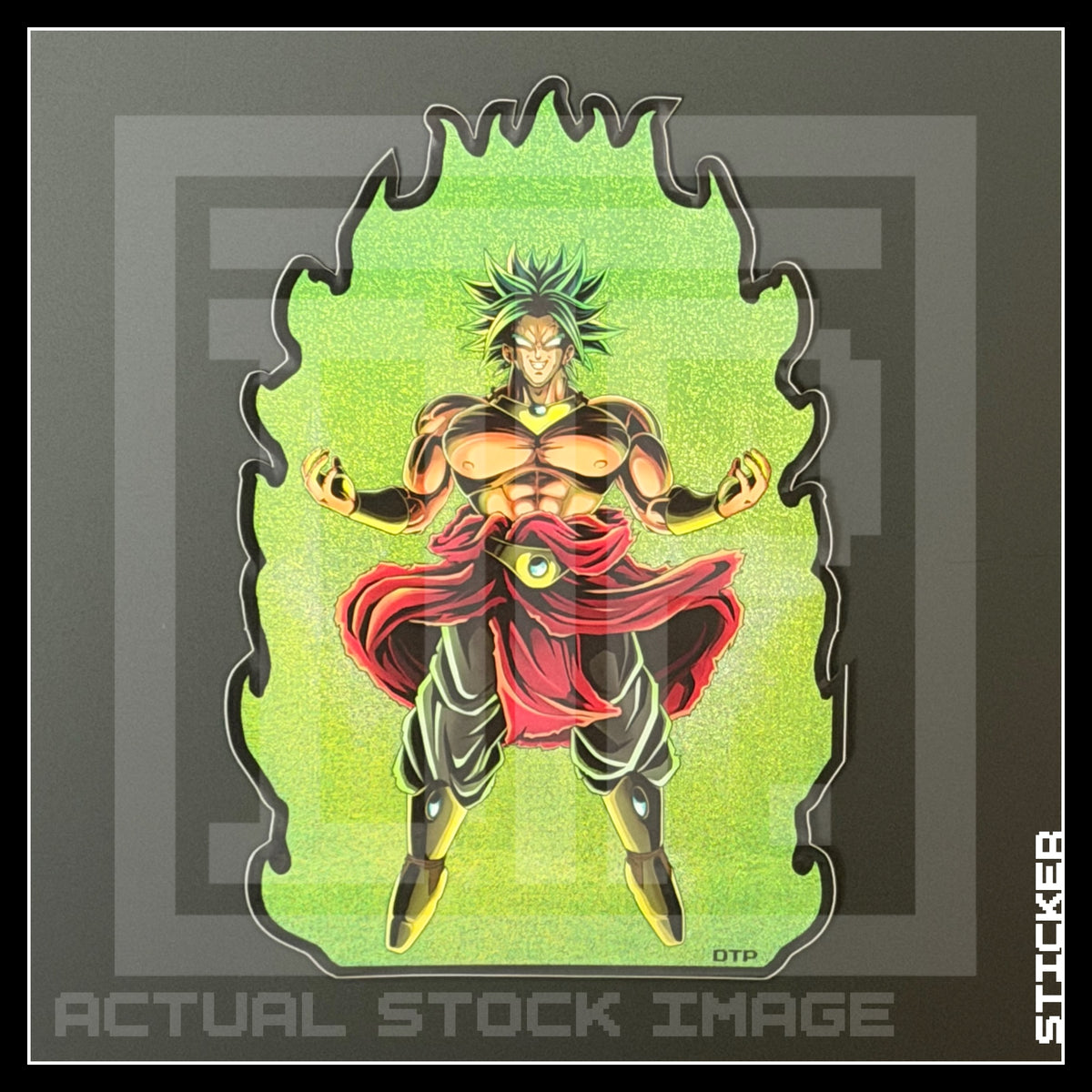 DBZ [ Broly ] HOLO STICKER