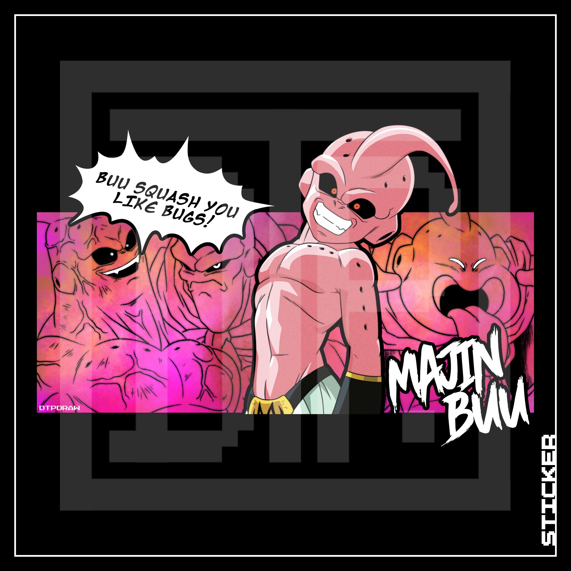 DBZ [ Majin Buu ] STICKER