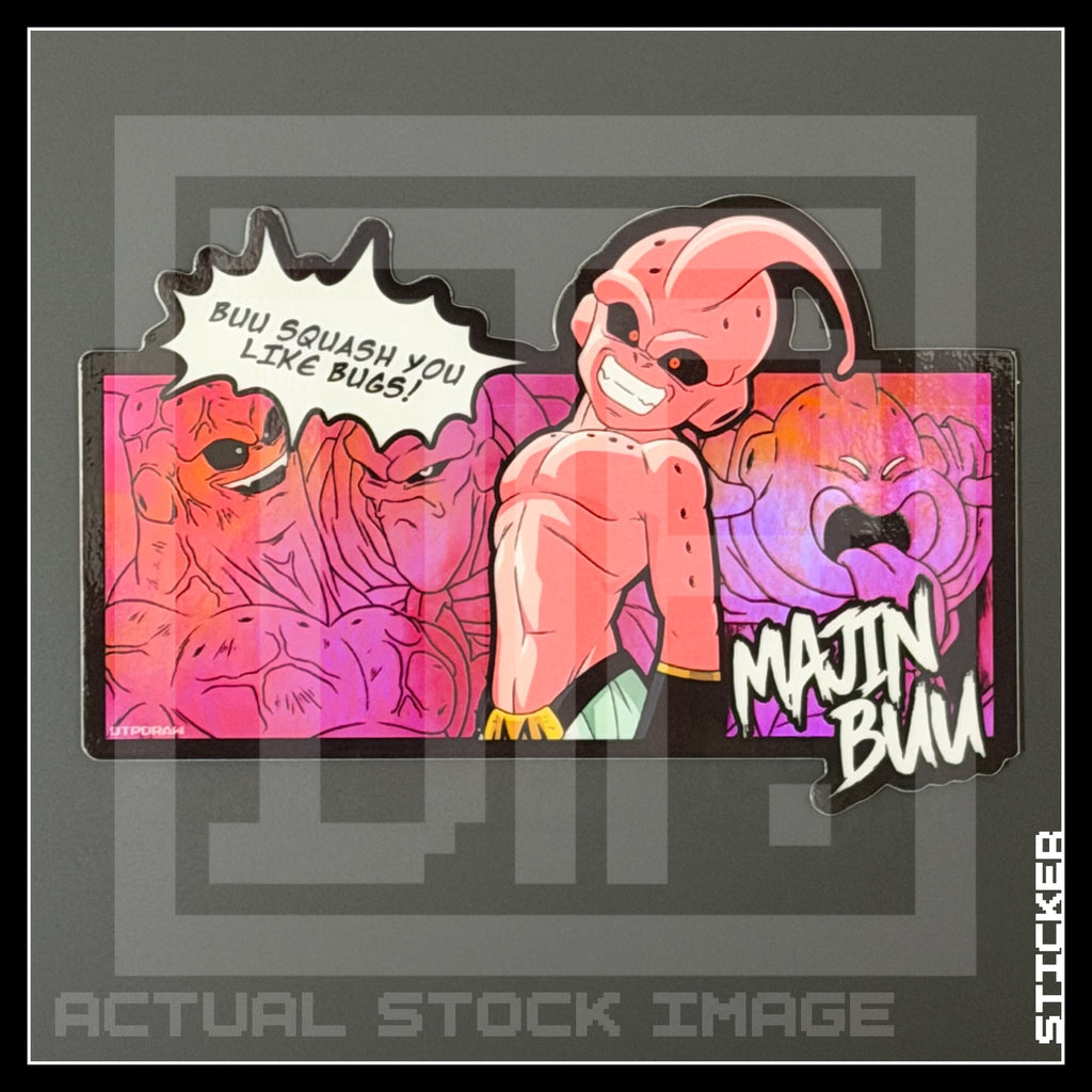 DBZ [ Majin Buu ] HOLO STICKER