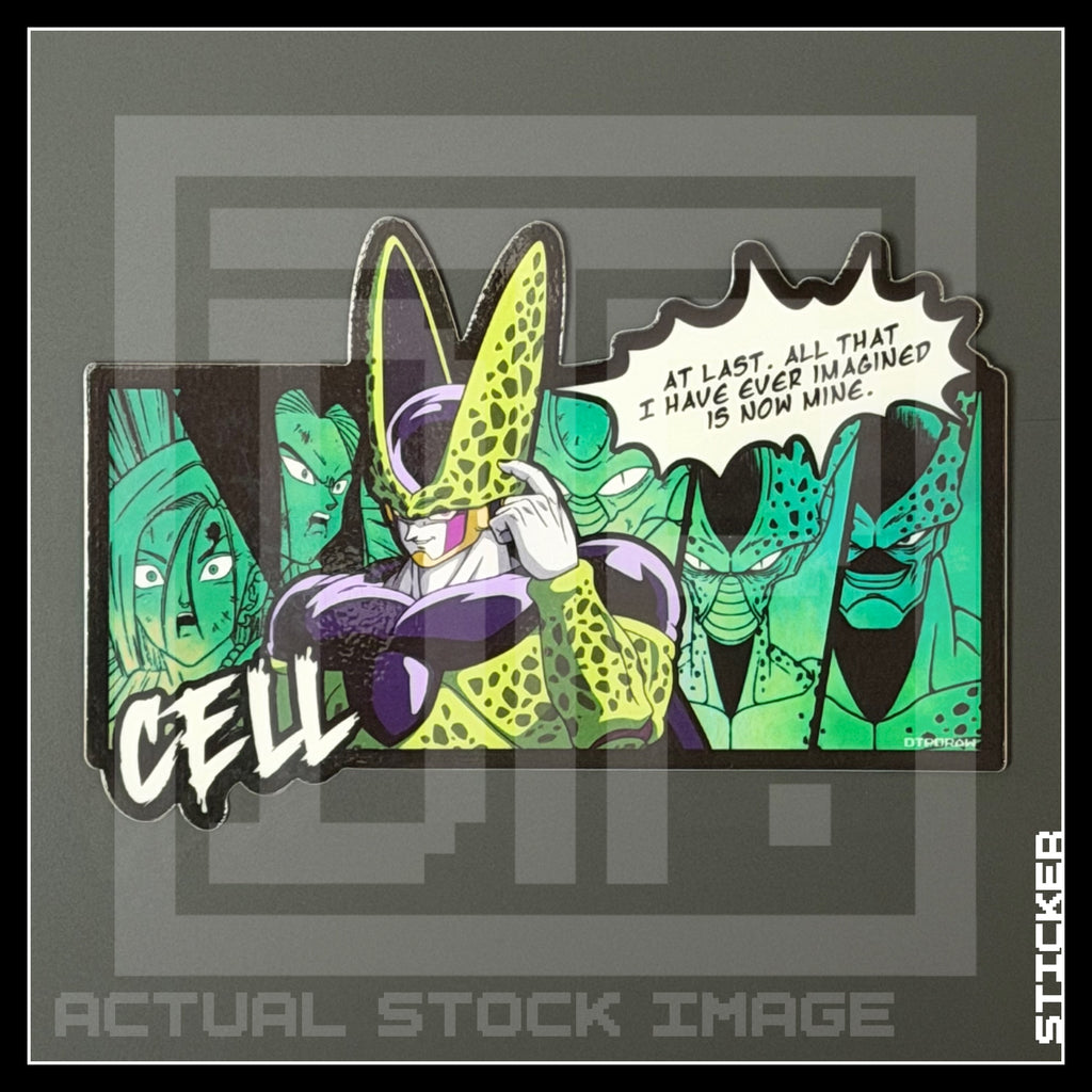 DBZ [ Perfect Cell ] HOLO STICKER