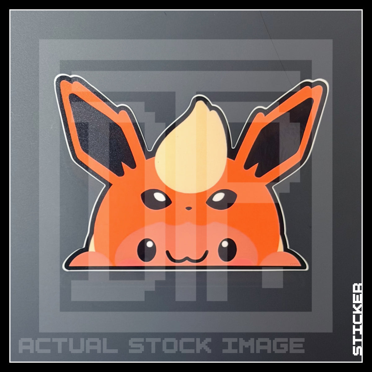 PKMN [ Eevee Flareon ] PEEKER STICKER