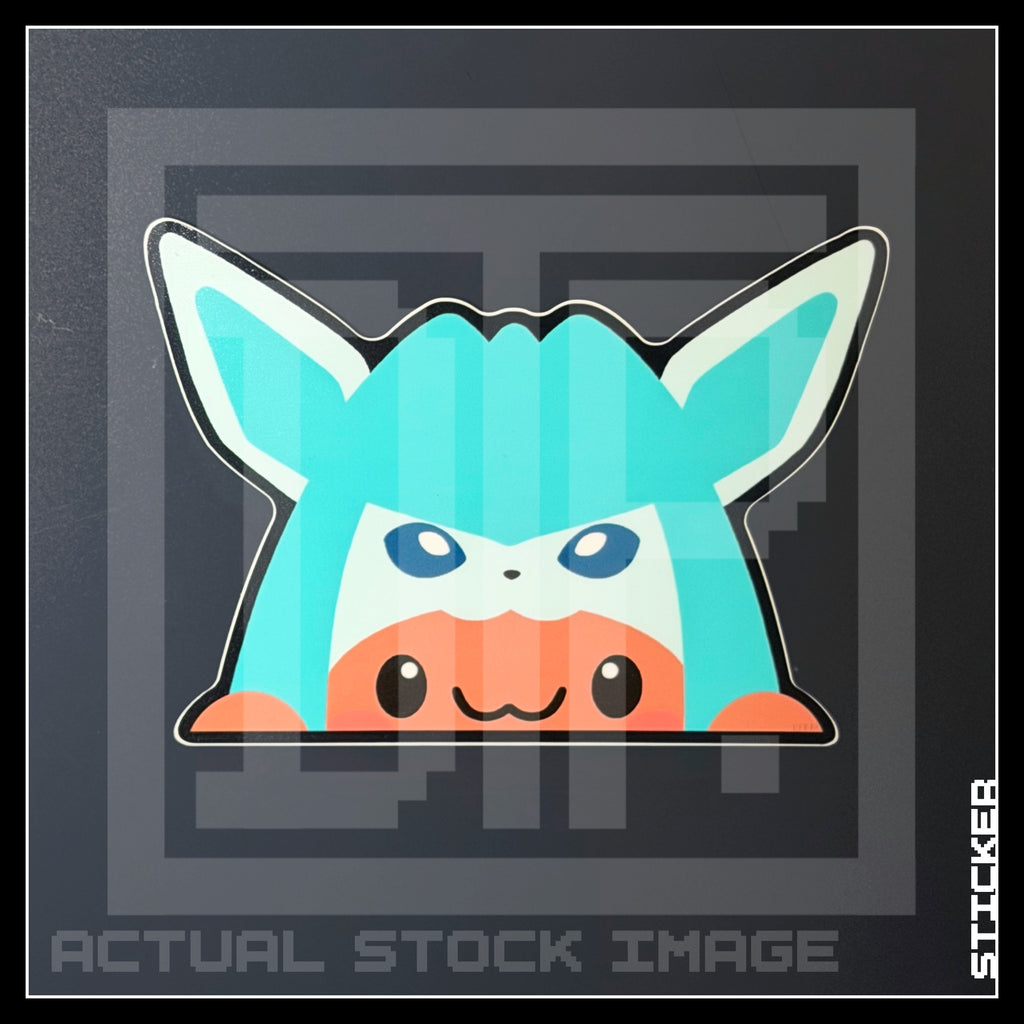 PKMN [ Eevee Glaceon ] PEEKER STICKER