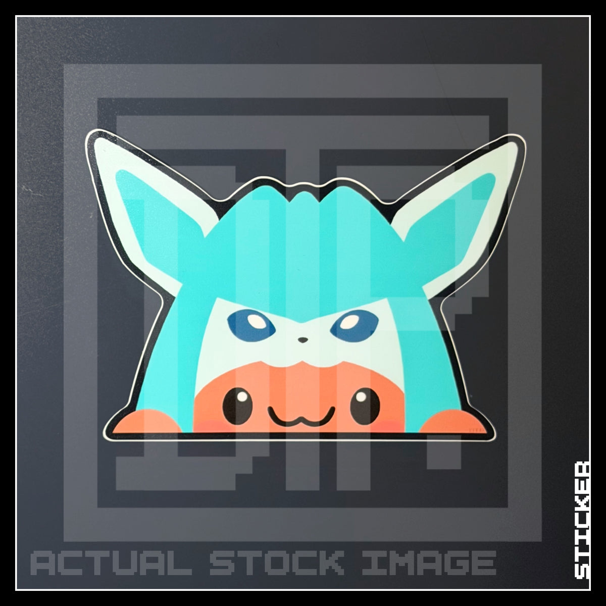 PKMN [ Eevee Glaceon ] PEEKER STICKER