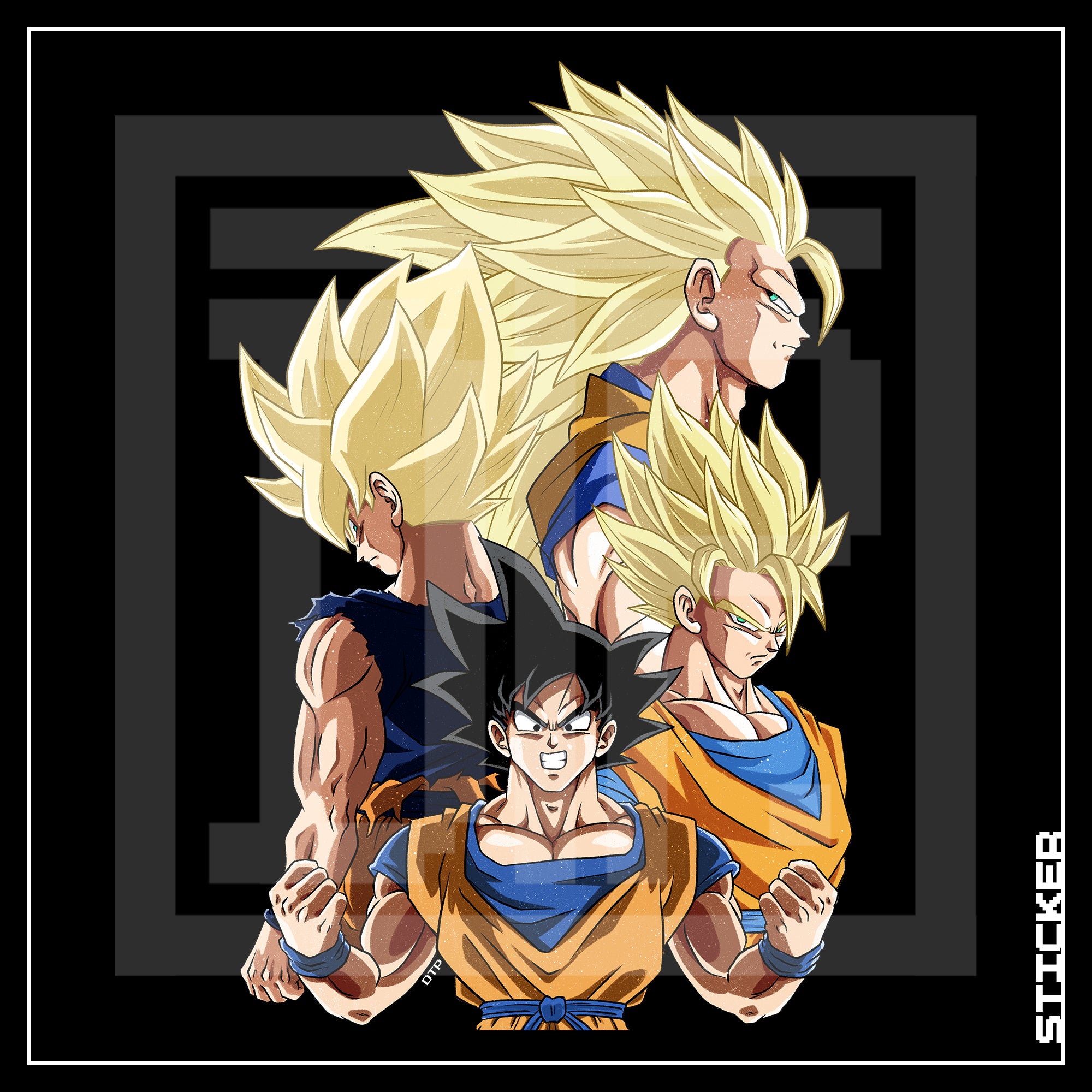DBZ [ Goku ] STICKER