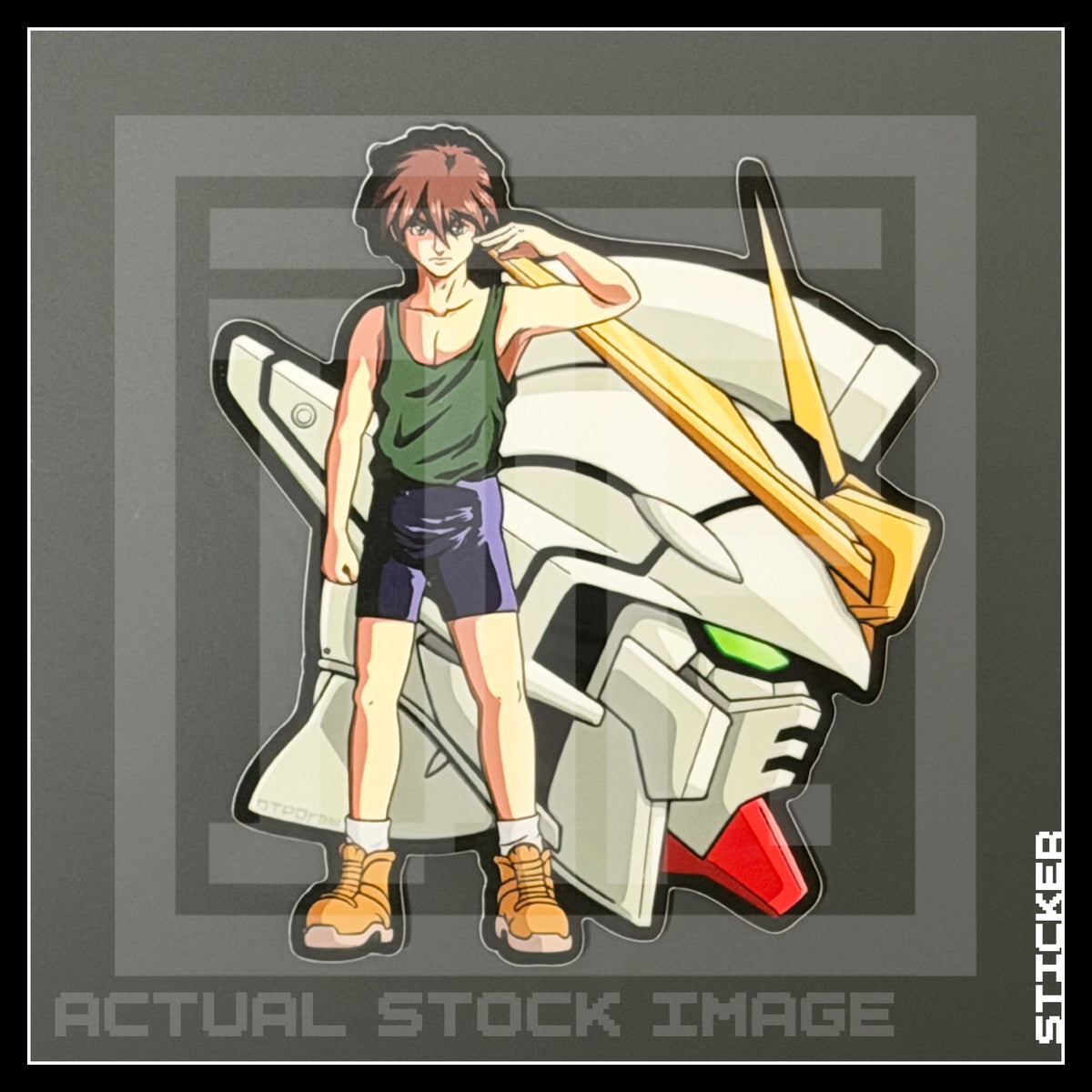 GUNDAM [ Heero & Wing ] STICKER