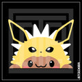 PKMN [ Eevee Jolteon ] PEEKER STICKER