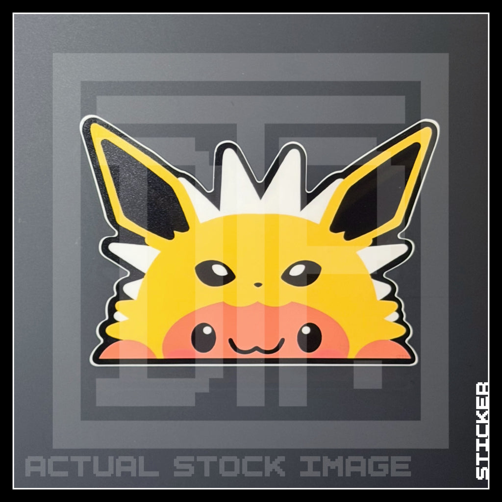 PKMN [ Eevee Jolteon ] PEEKER STICKER