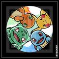 PKMN [ Kanto ] STICKER