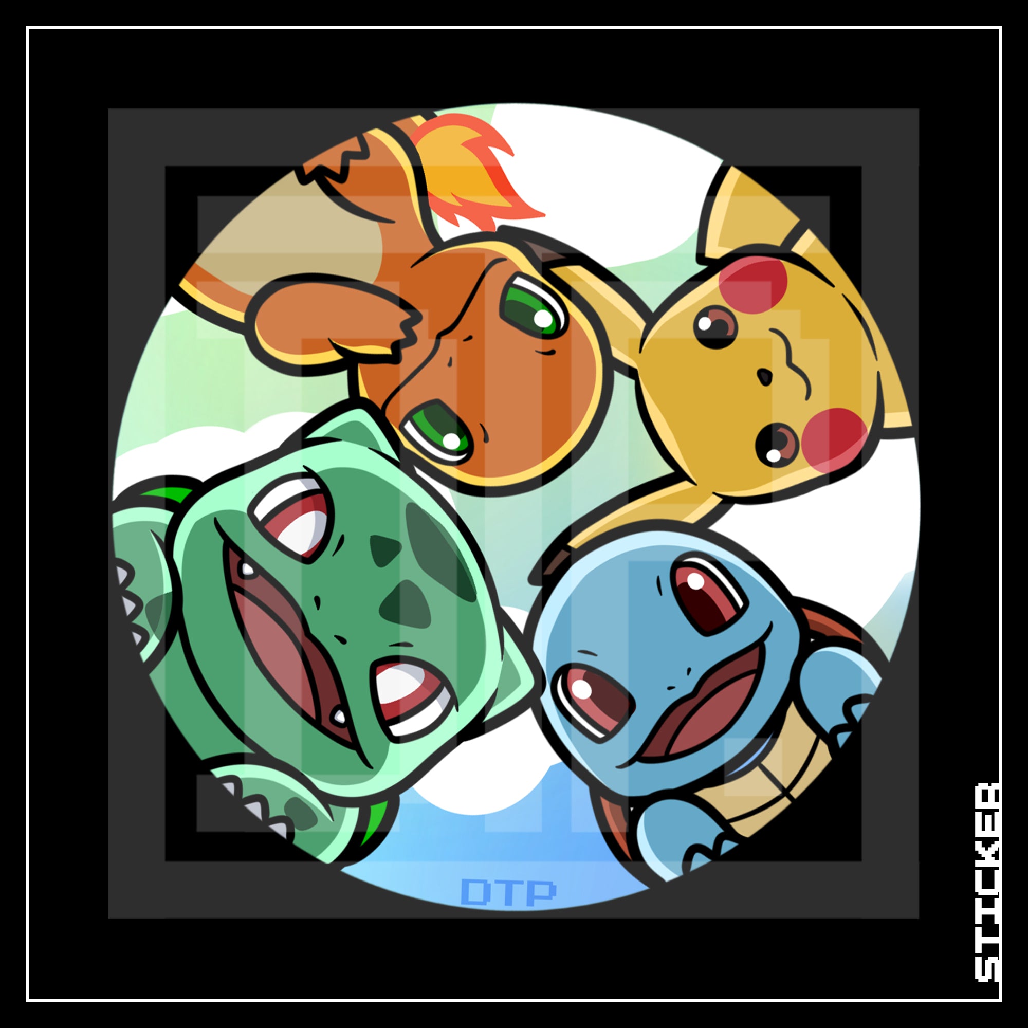 PKMN [ Kanto ] STICKER