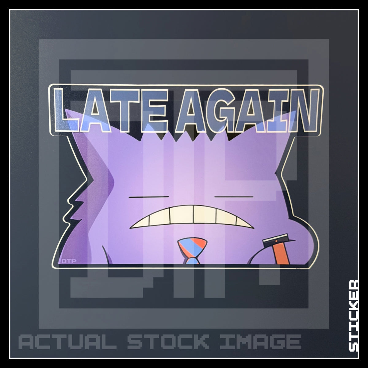 PKMN [ Gengar's Late Again ] PEEKER STICKER