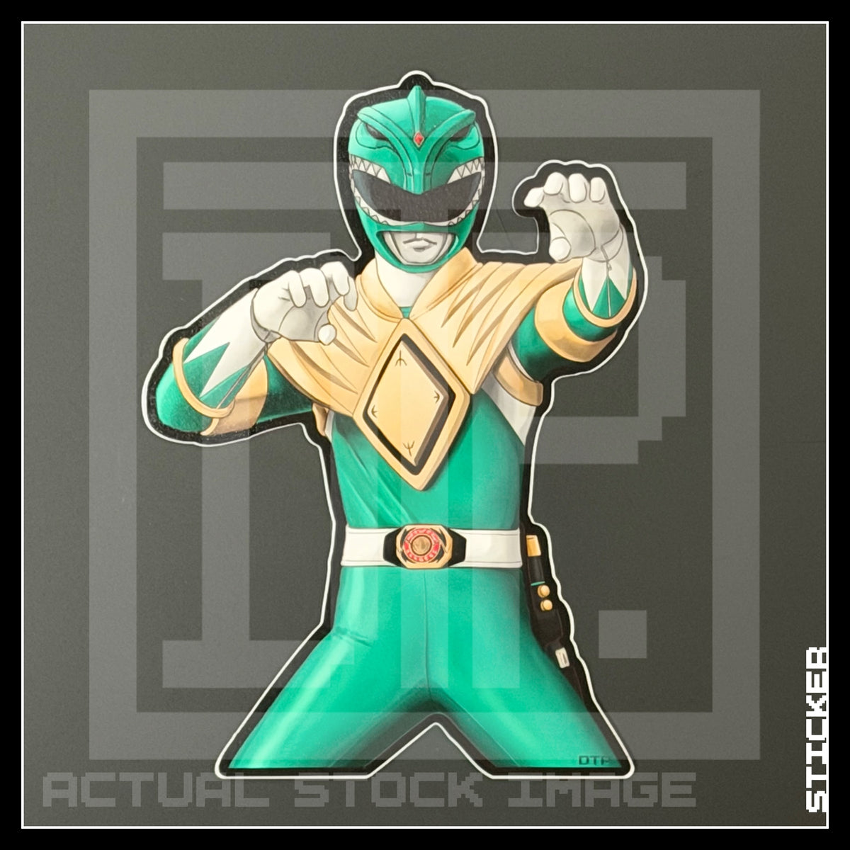 MMPR [ Green Ranger ] STICKER
