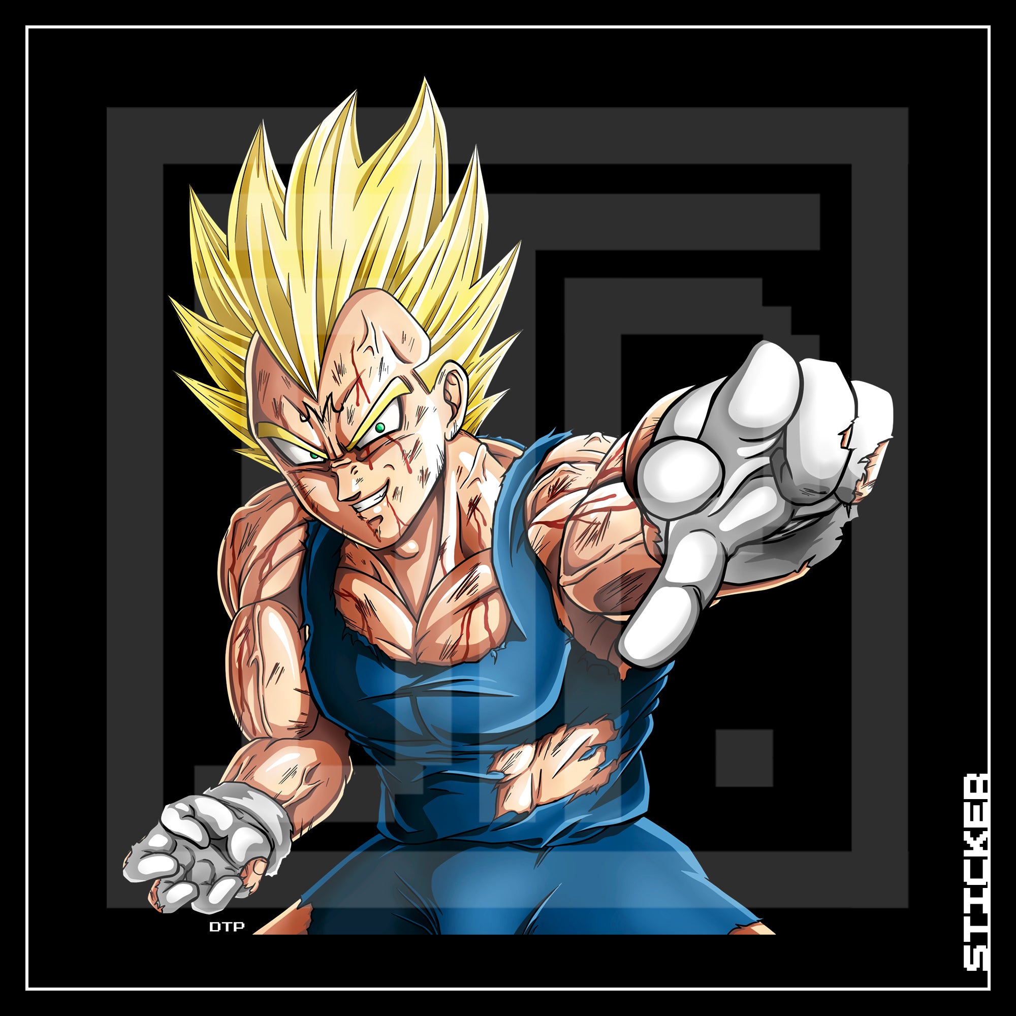 DBZ [ Majin Vegeta ] STICKER
