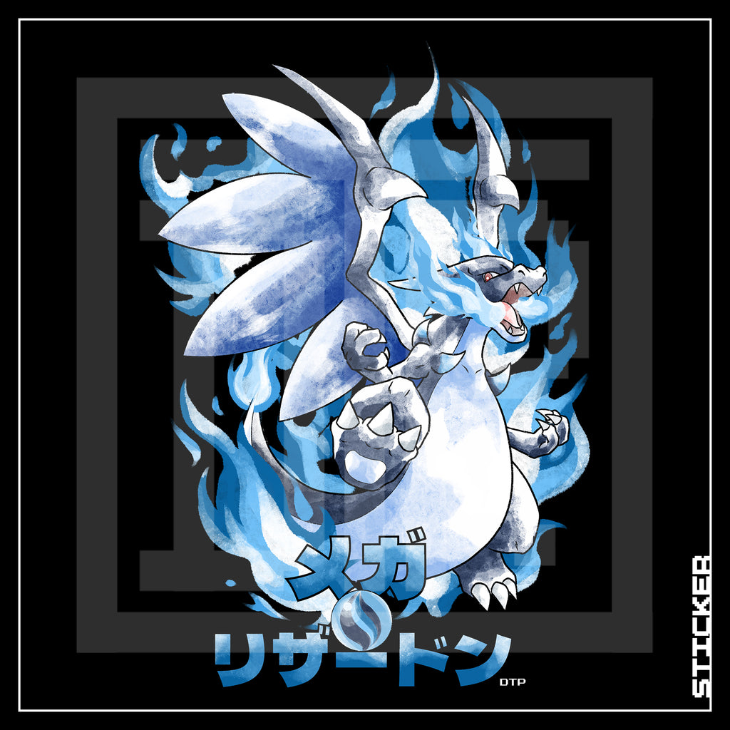 PKMN [ Mega Charizard ] STICKER