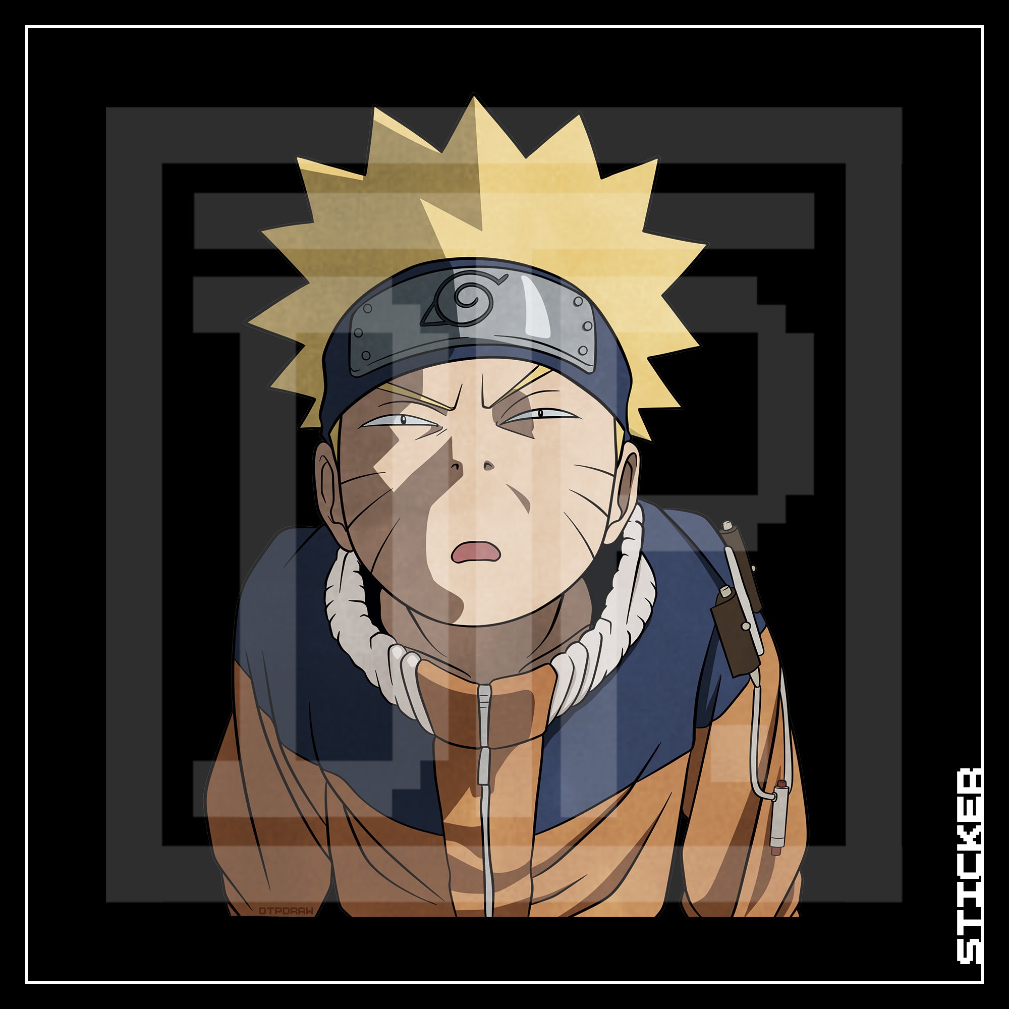 NARUTO [ Huh? ] STICKER