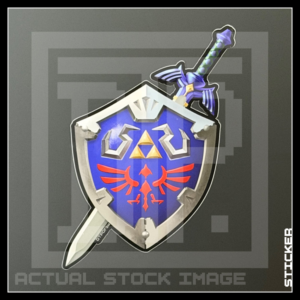 LoZ [ New Ocarina Sword/Shield ] STICKER