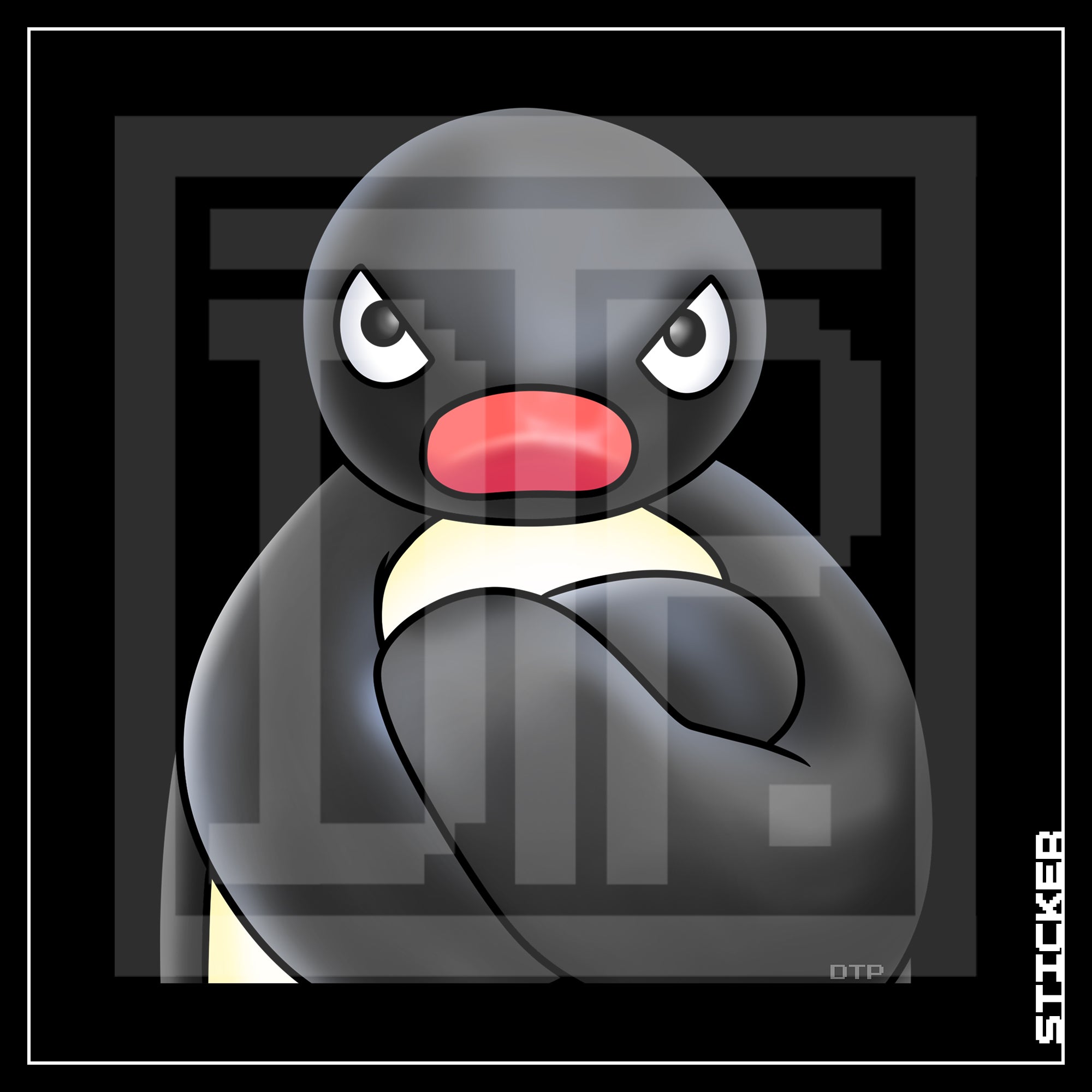 PINGU [ Angry ] STICKER