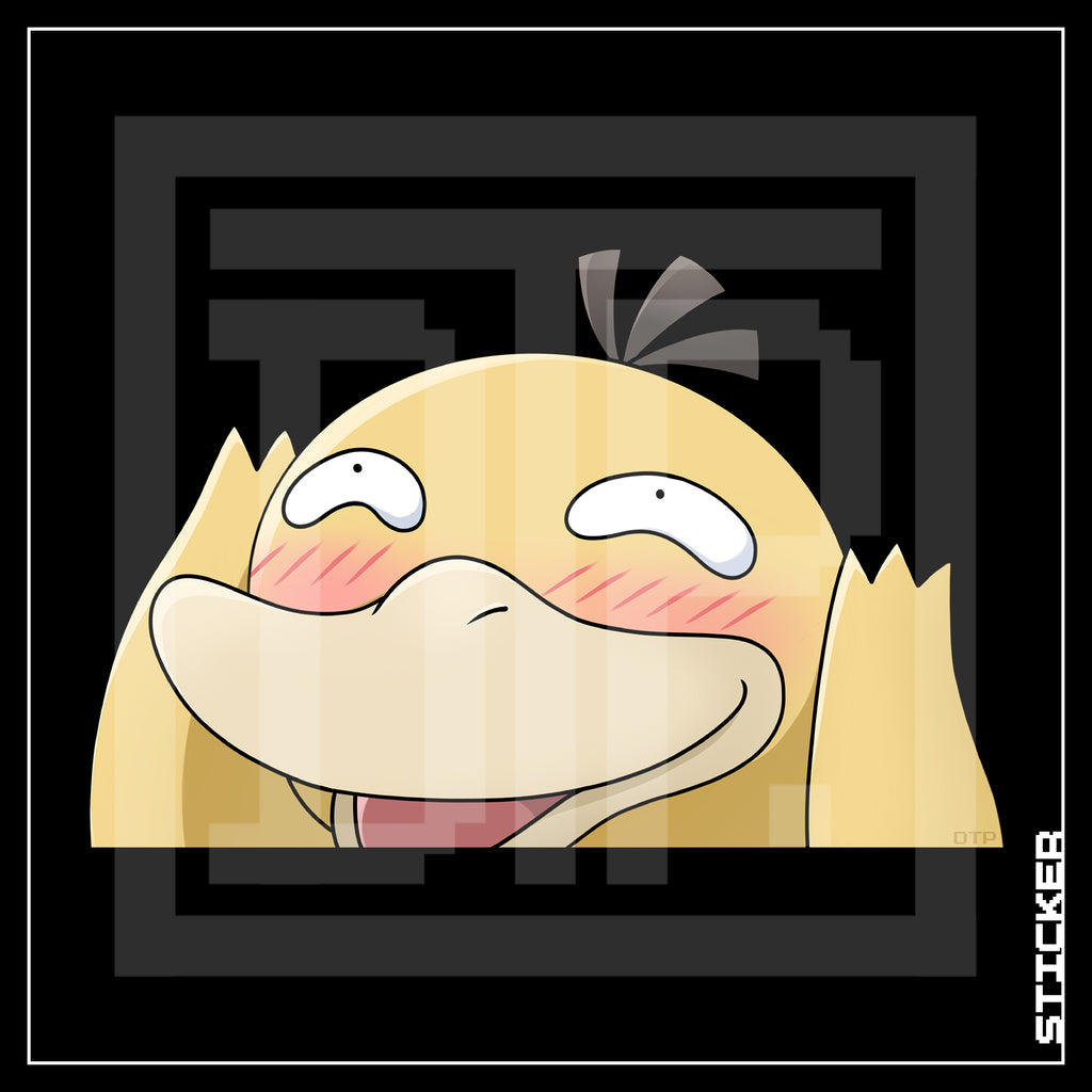 PKMN [ Psyduck ] PEEKER STICKER