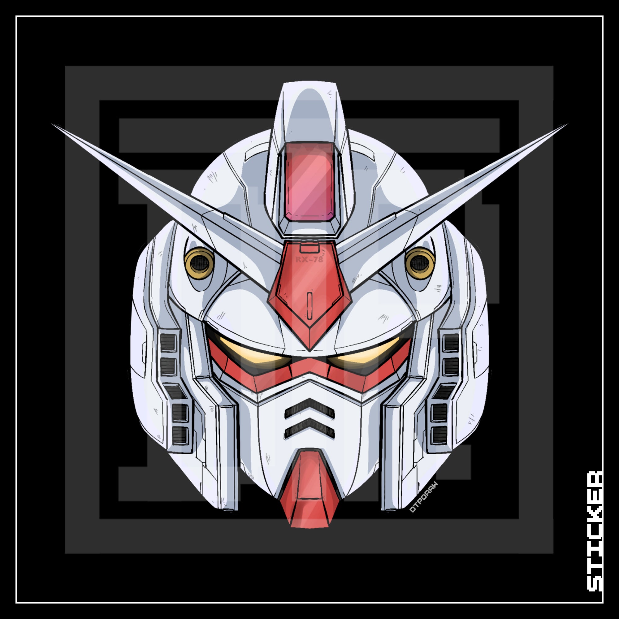 GUNDAM [ RX78 ] STICKER