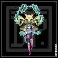 PKMN [ Sabrina & Alakazam ] STICKER