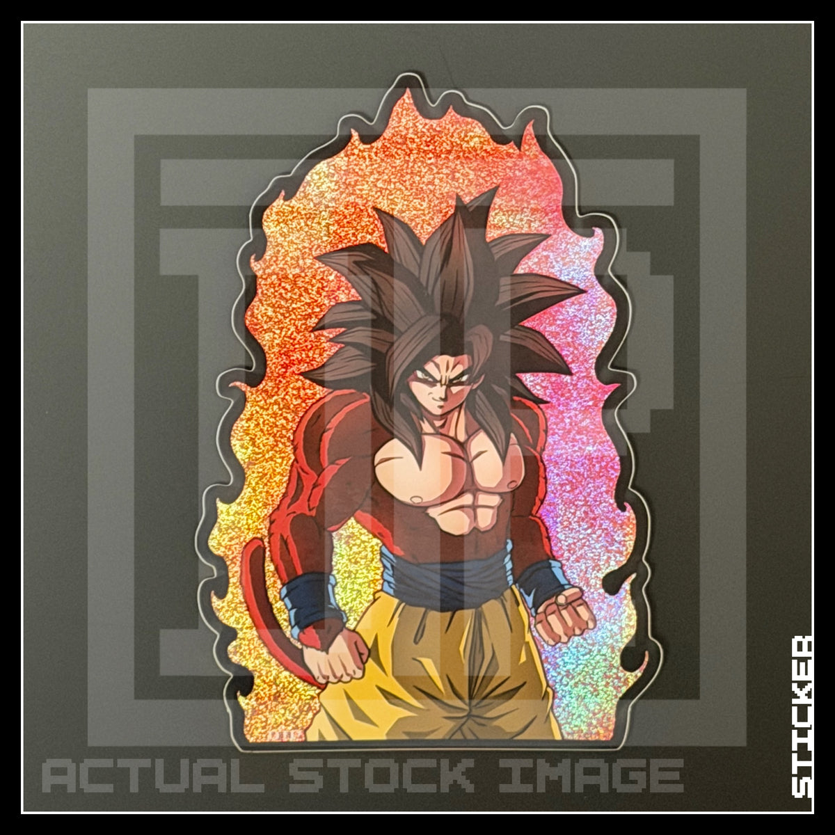 DBGT [ SS4 Goku ] HOLO STICKER