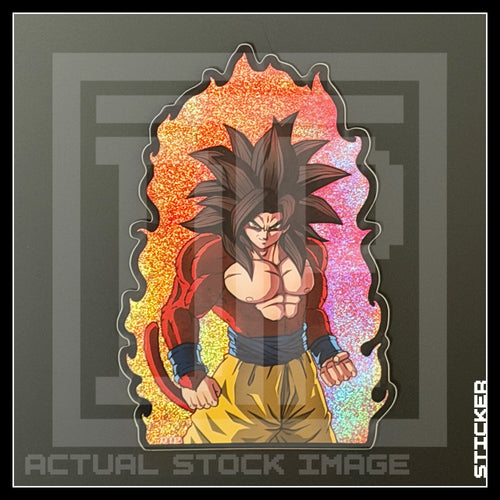 DBGT [ SS4 Goku ] HOLO STICKER