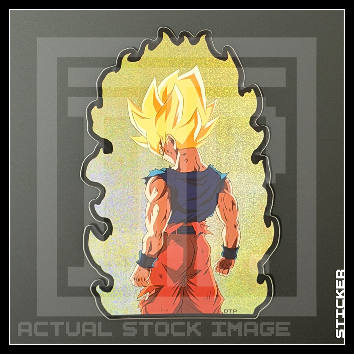 DBZ [ SS Goku ] HOLO STICKER