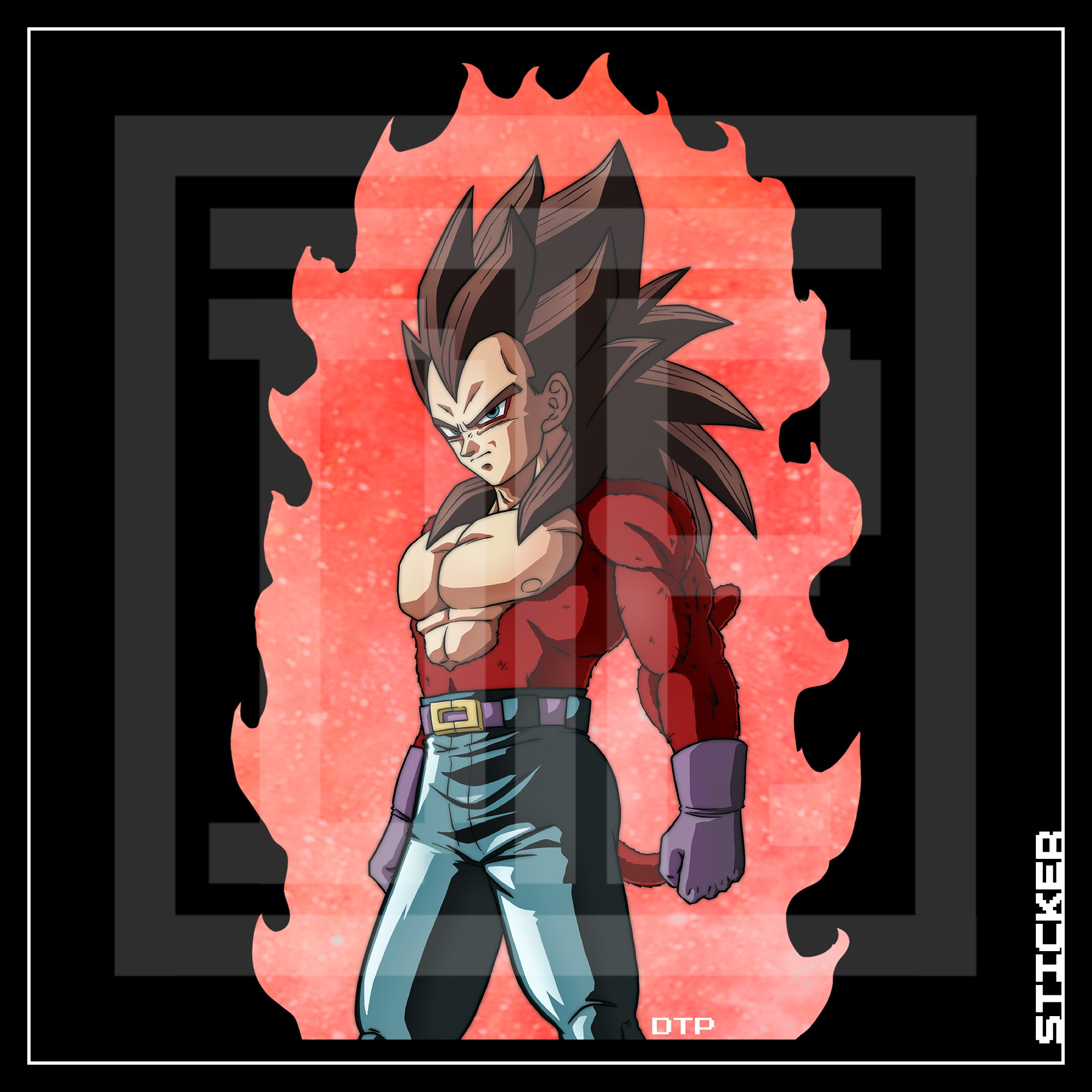 DBGT [ SS4 Vegeta ] STICKER
