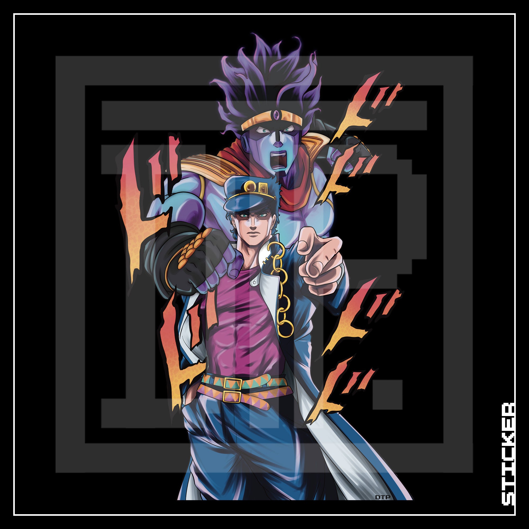 JOJO [ Star Platinum ] STICKER