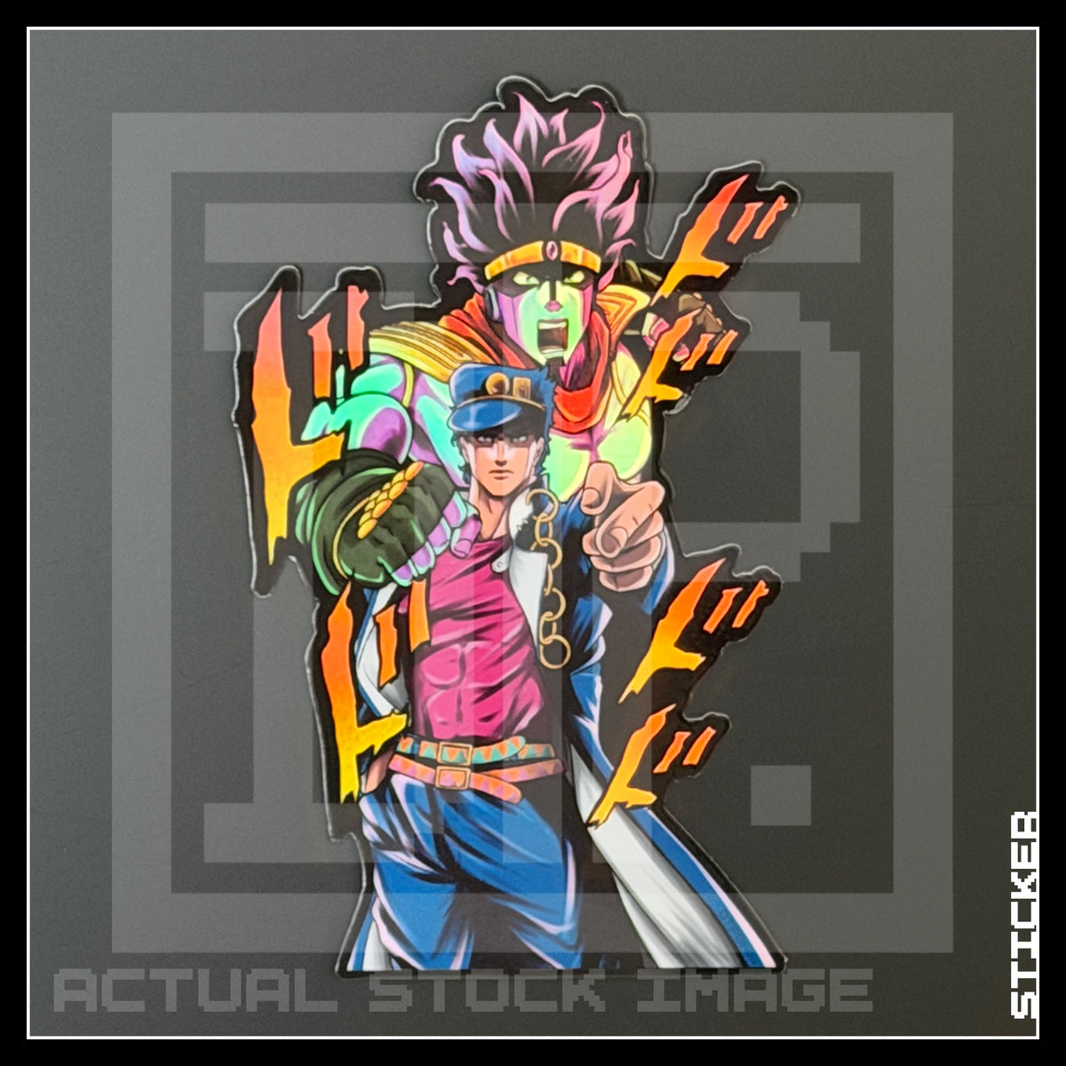 JOJO [ Star Platinum ] HOLO STICKER