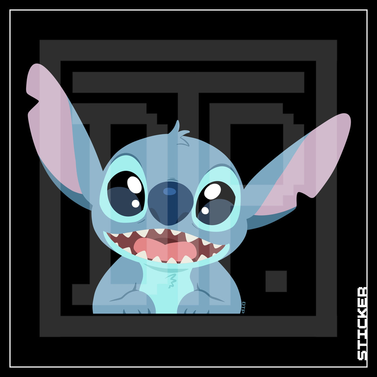 LILO & STITCH [ Stitch] STICKER