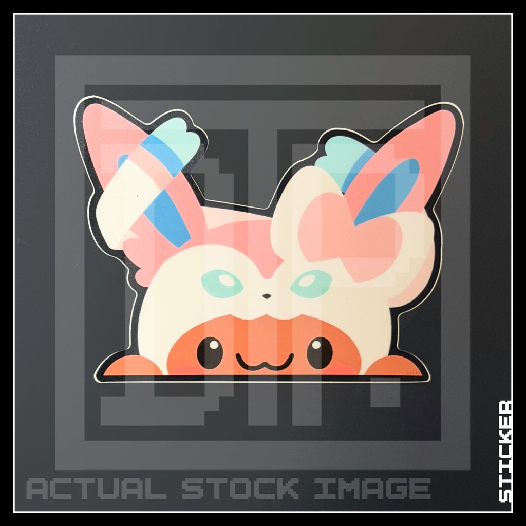 PKMN [ Eevee Sylveon ] PEEKER STICKER